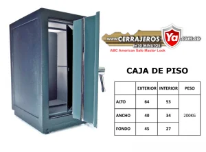Cajafuerte de piso no empotrable
