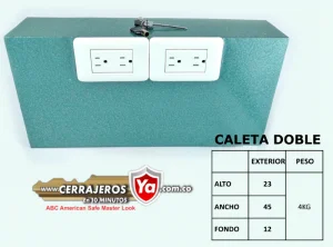 Cajas fuertes caleta doble