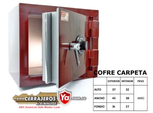 Cajas fuertes ancla cofre carpeta